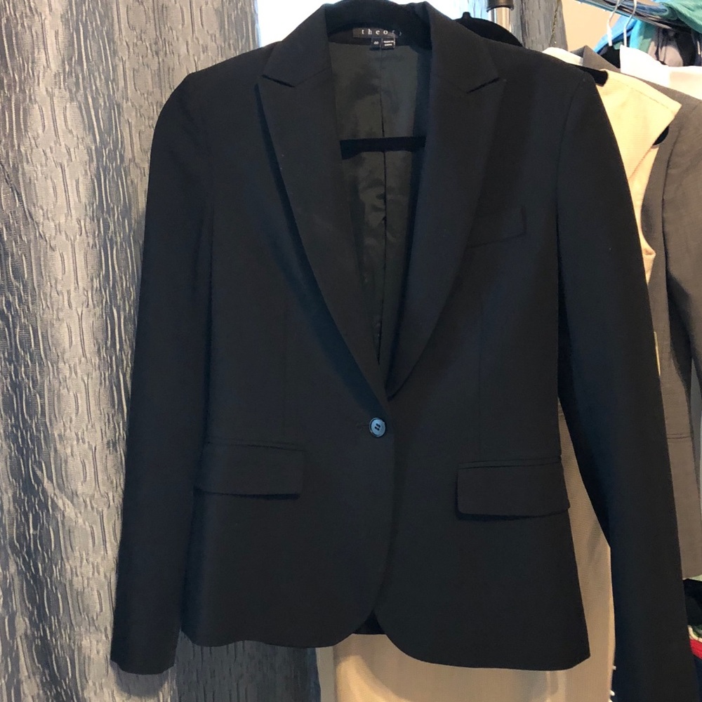Black Theory Wool Blazer - Size 00